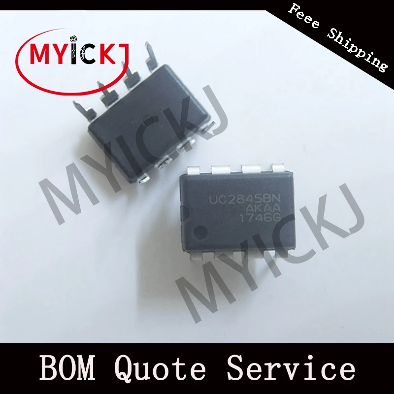 10 шт. UC2845BN высокопроизводительный текущий режим pwm контроллер IC чип DIP8