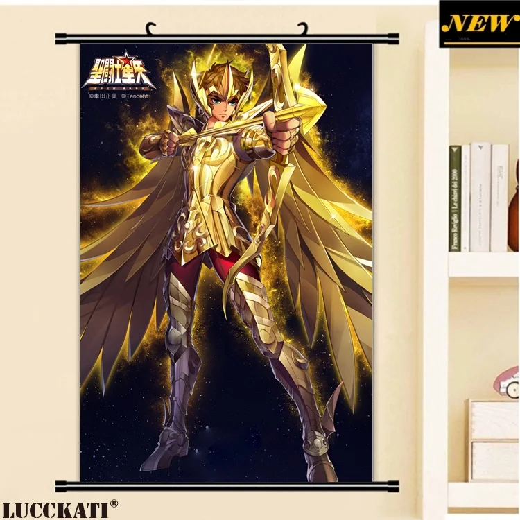 40X60 см sainto Seiya "Рыцари зодиака" Seinto Seiya cameltoe мультфильм аниме Настенная картина плакат прокрутка холст живопись