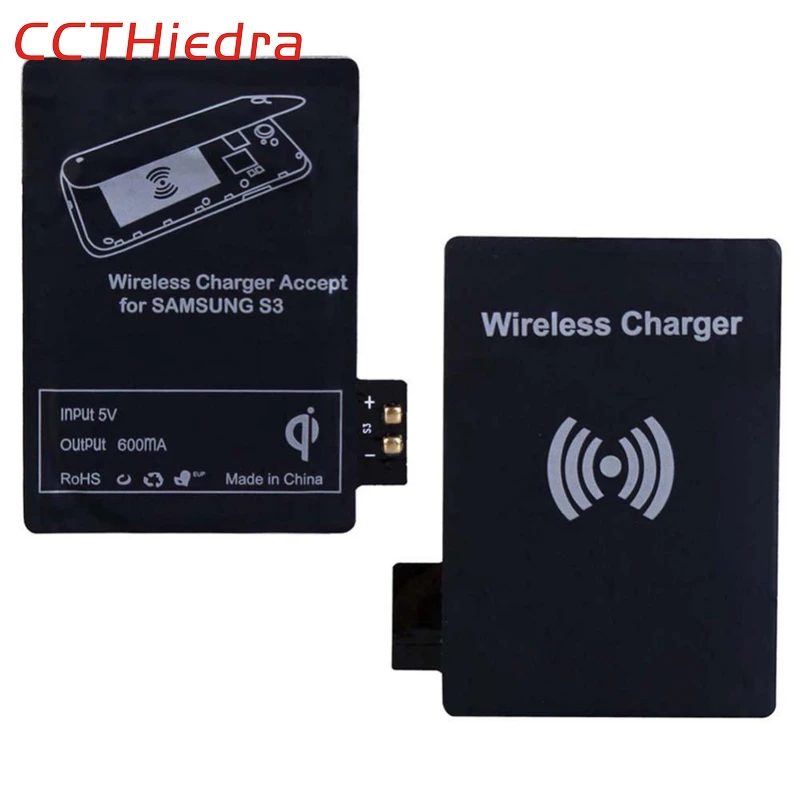 Cctiedra Qi Беспроводное зарядное устройство приемник для Samsg Galaxy S3 S4 S5 Android Micro