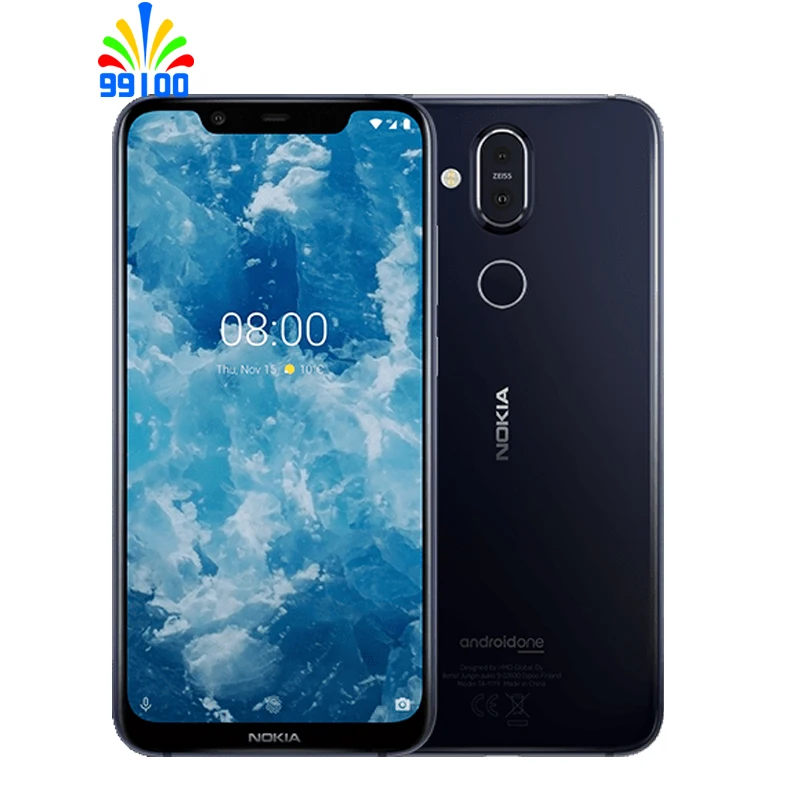 Сотовый телефон Nokia 8 1 Восстановленный разблокированный оригинальный Qualcomm 710