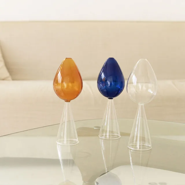 Otthoni Decore Üvegváza Nappali Dekoráció Kristály Váza Üvegtartály Modern Hidroponikus Növény Esküvői Dekorációs Ajándék - Image 4
