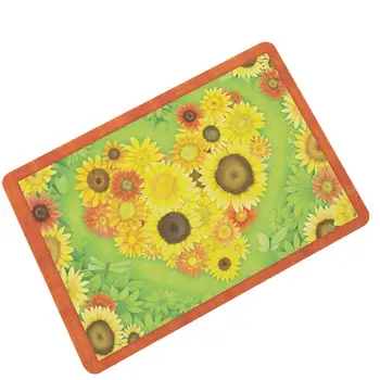 

Drop Shipping Sunflower printed Doormat Floor Mat Home Mat Soft Absorbent Bathroom Door Mat Door Entrance Mat