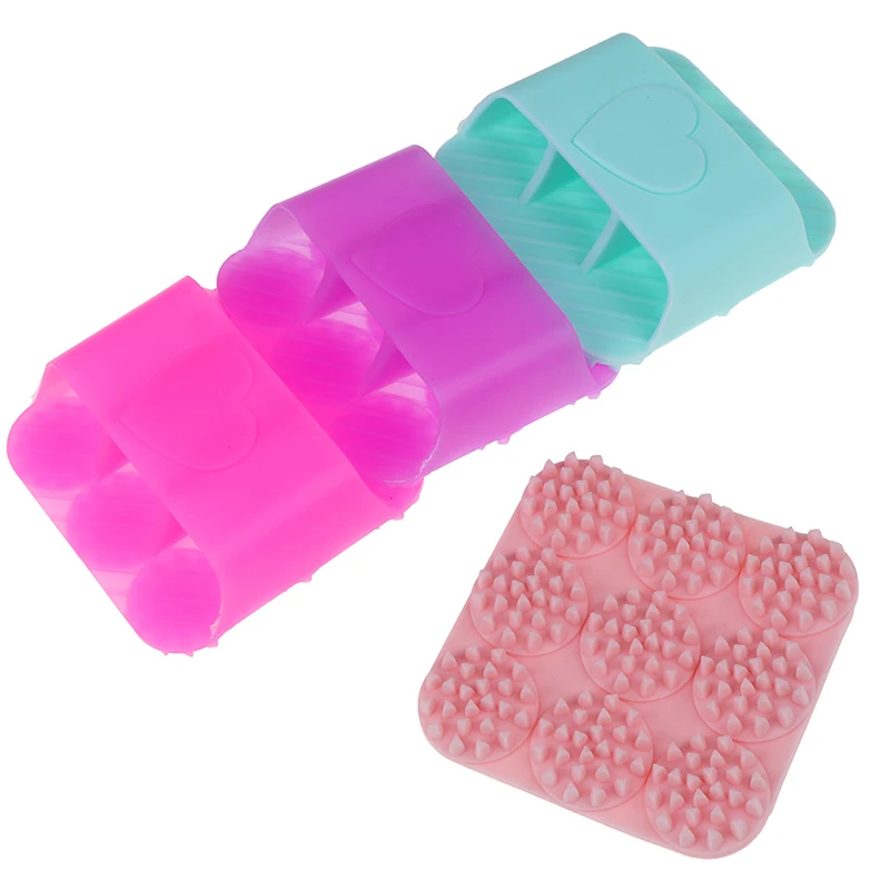 Silicone Head Massage Hair Scalp Massager Soft Massaging Shampoo Brush Comb Scalp Care Hair Cleaning Shower Cellulite Massager