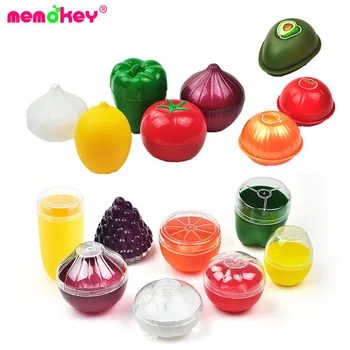 

Fruit & Vegetable Storage Containers Onion Lemon Tomato and Garlic Saver Kitchen Creative Tools to Keeps Food Fresh lime G