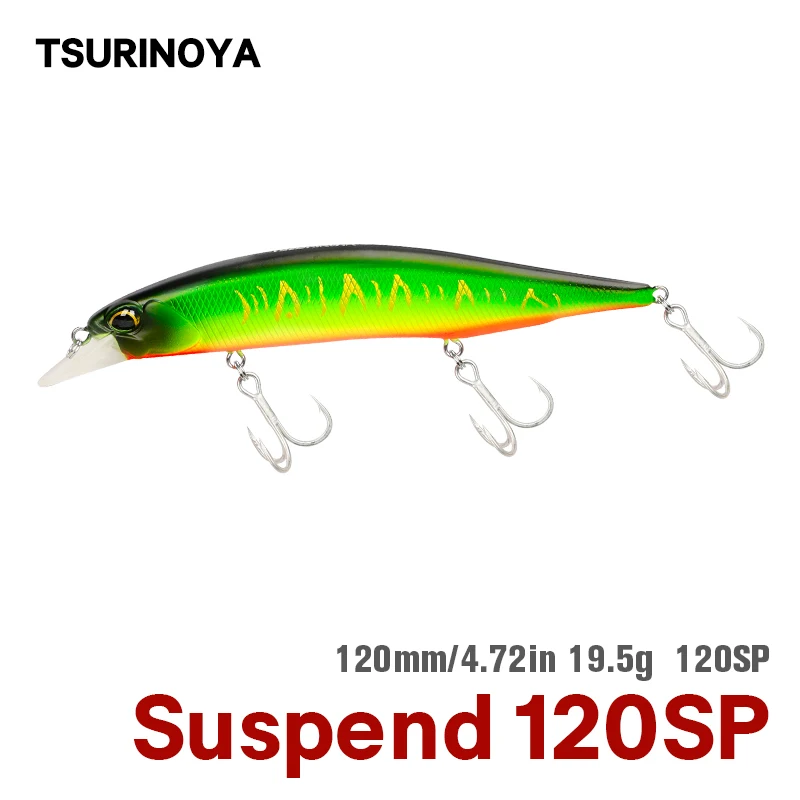 TSURINOYA подвесной гольян жесткая рыболовная приманка DW51 Topwater плавающая воблеры