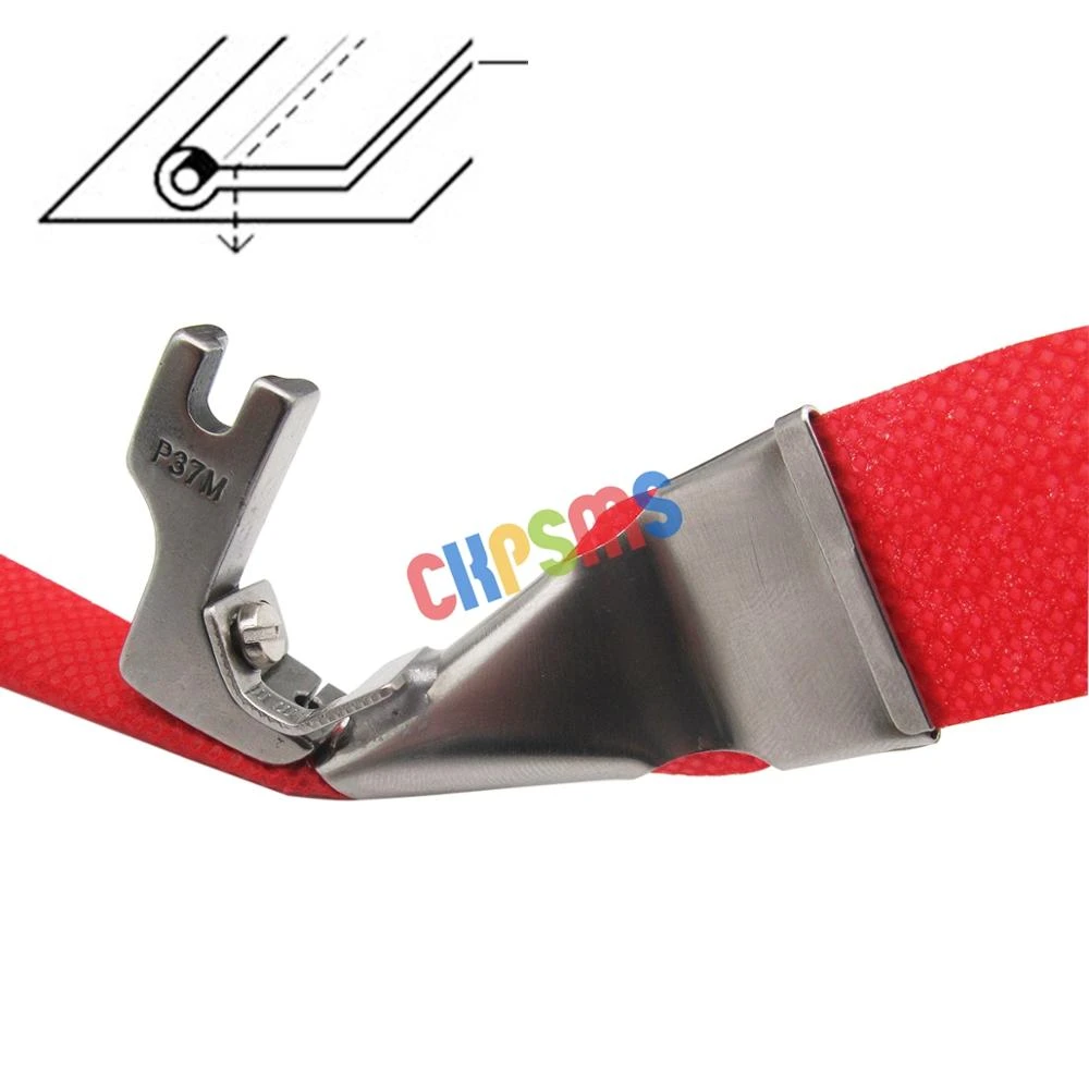 Piping Folder Attaching Foot For Single Needle Sewing Machine a20