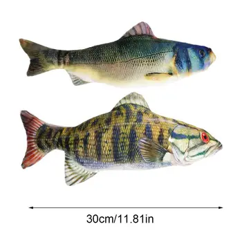 

Electric Catnip Simulation Fish Toys for Cat Large Pillow Chew Toy Teeth Clean