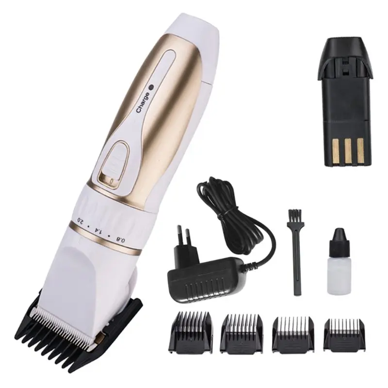 

Electric Animal Pet Dog Cat Hair Trimmer Shaver Razor Grooming Rechargeable Clipper Kit 19QE