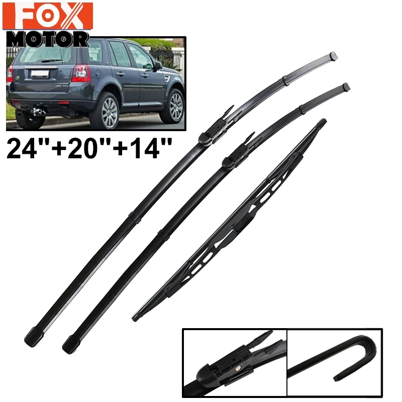 Xukey 2" 20" 1" щетки стеклоочистителя для Land Rover freelander 2 2006- Передние Задние 2013 2012 2011 2010 2009 2008 2007