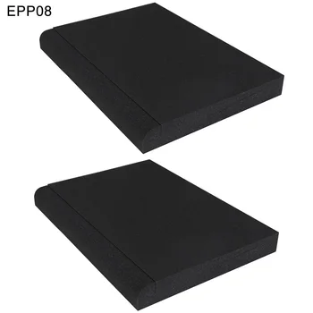 

2pcs/set Accessories High Density Home Non Slip Solid Anti Scratch Shock Proof Acoustic Speaker Isolation Pads Studio Monitor