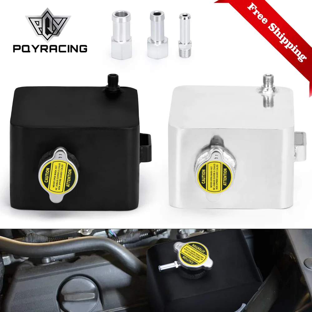 Free Ship 2L Litre Polished Alloy Header Expansion Water Tank & Cap