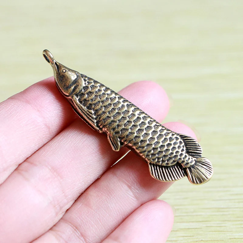 

1PC Retro Brass Fish Charms Pendant DIY Keychain Supplies Handmade Jewelry Making Accessories Home Decoration Craft