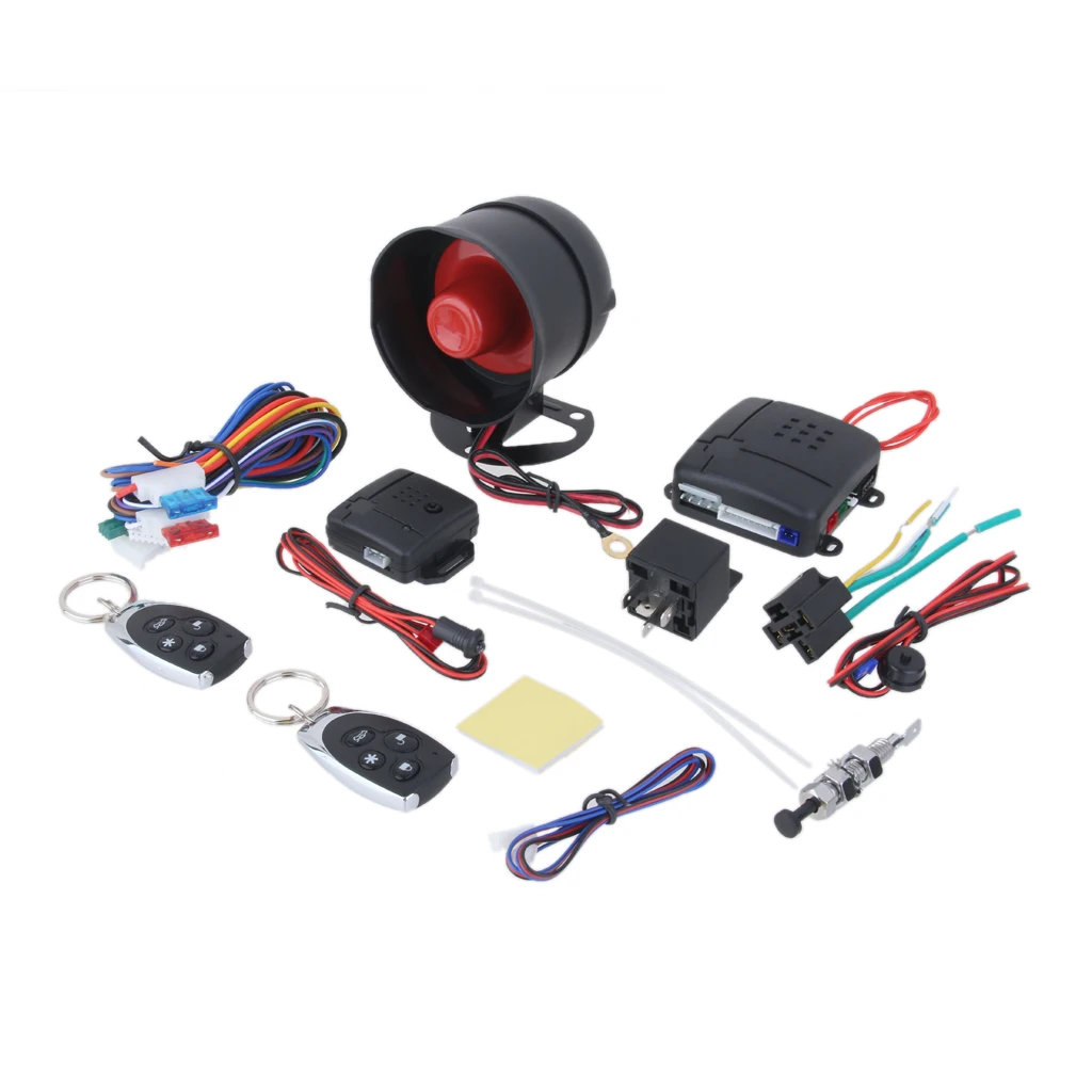 Anti-theft Car Auto Alarm Security System Protection Keyless Siren Remote