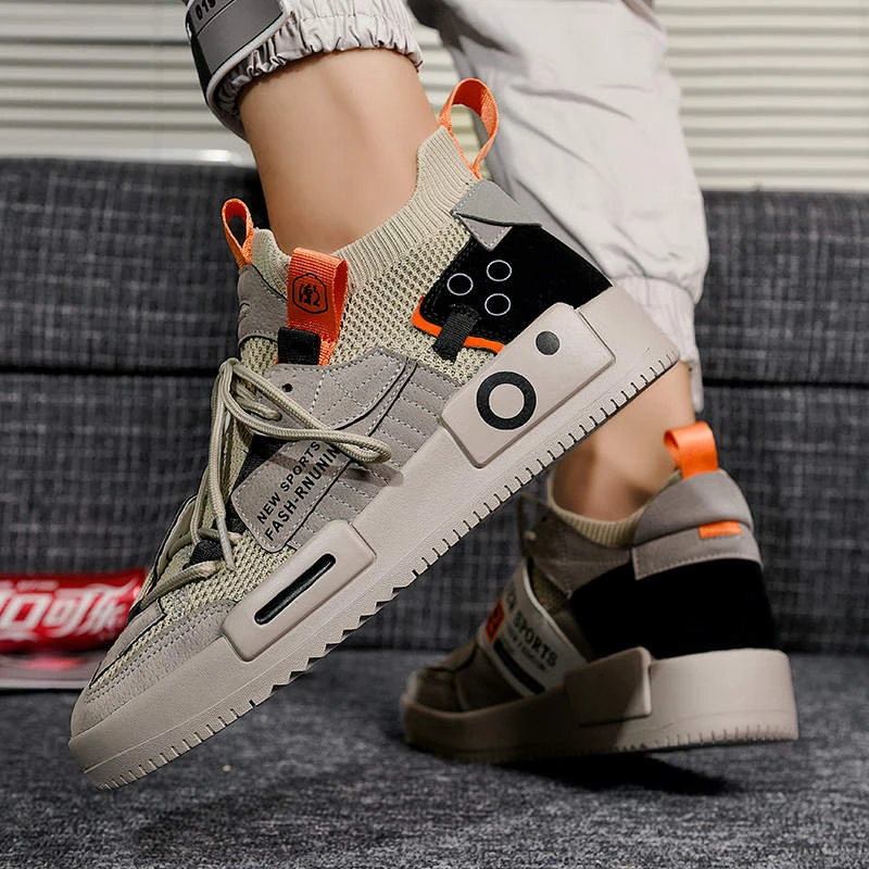 running high heel sports shoes for men