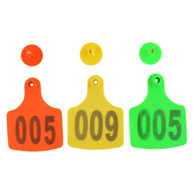 Etichette Orecchio Bestiame - Tipo Rame, Verde, Morbide E Durevoli