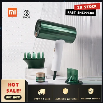 

Xiaomi Youpin SOOCAS HMH001 H5 H3S Hair Mask Hair Dryer Temperature Cycling 1800W 4 Mode Nozzle Type Plug Standard Max Power