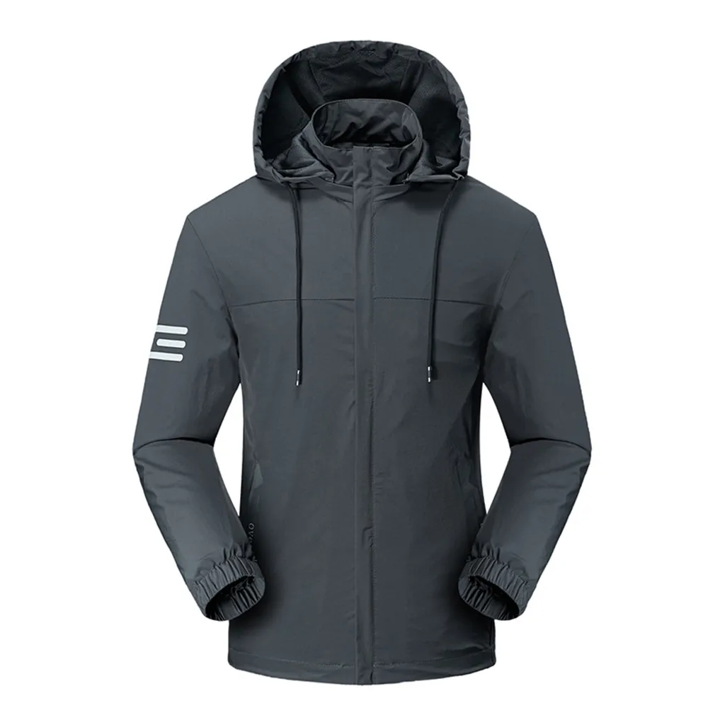 

Men's Outdoor Hiking Jacket High-end Waterproof Turn -down Collar Jacket Tactical Stealth Hoodie Soft jacket TAD Jacket #D