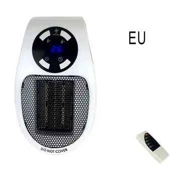 

Mini Heater Portable Electric Space Heater Home Office Desktop Hot Air Heater Remote Quick Heat Thermostat