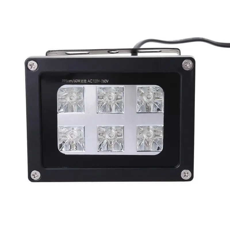 100-260V 60W 395nm 6 УФ светодиодный смолы фотополимеризатор для SLA DLP 3D-принтеры комплект M5TB