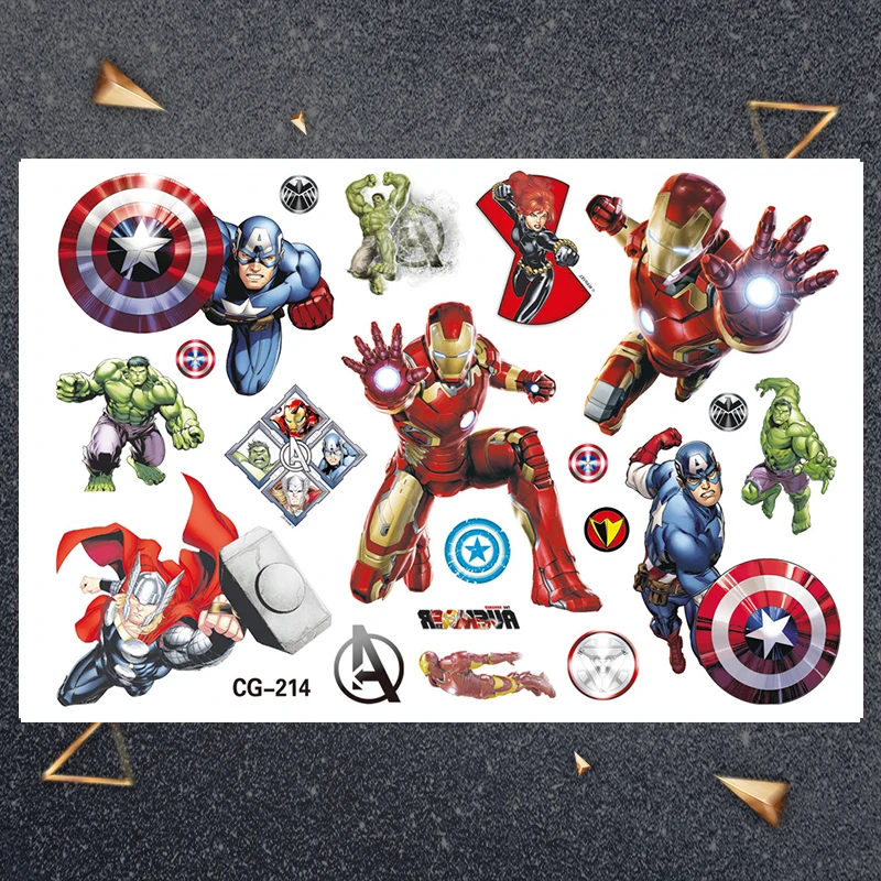 Горячая Распродажа стильных железных наклеек Hasbro Детские Мультяшные Временные