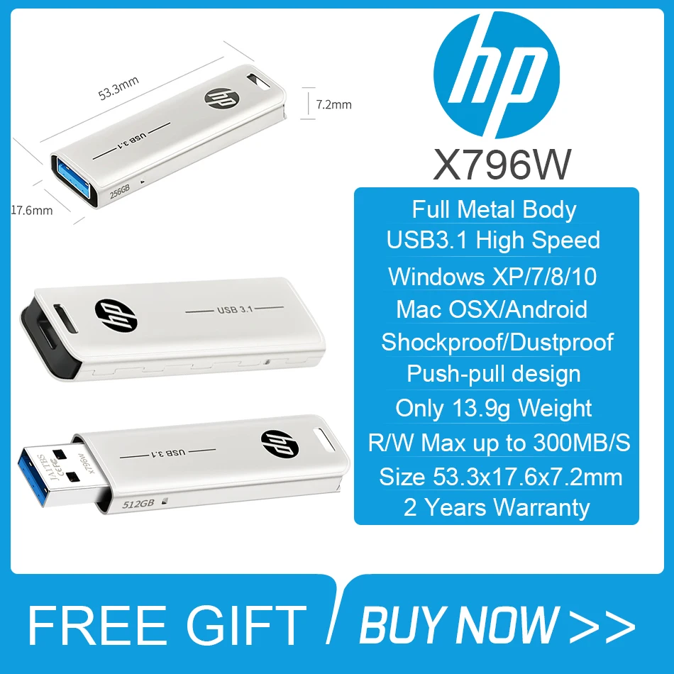 Hp USB 3,1 USB флеш-накопитель оригинальные флешки Max 300 МБ/с. 512 ГБ 256 ГБ 128 Гб 64 ГБ для портативных ПК медиа-плеер для мобильного телефона