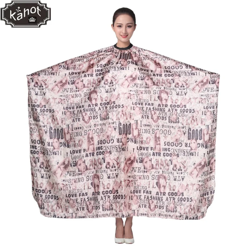 

Salon Professional Hairdressing Cape Adult Hairdresser Hair Coloring Styling Waterproof Gown Barber Shop Home Haircut Cape Apron