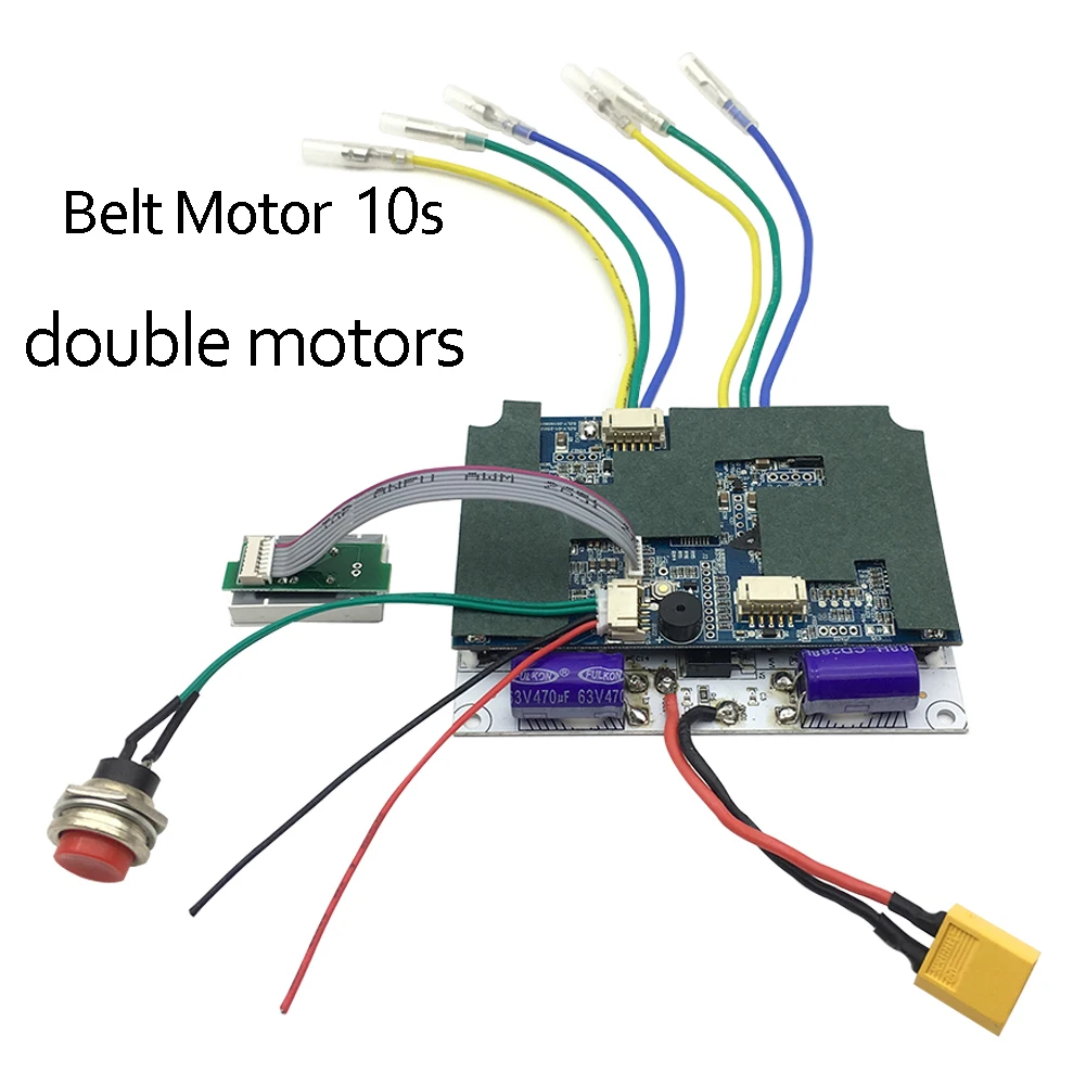 24-36 в электрический контроллер скейтборда одиночный/двойной пульт дистанционного управления ESC заменитель контроллер скутера аксессуары для пояса/ступицы двигателя - Цвет: Belt Motor 10s