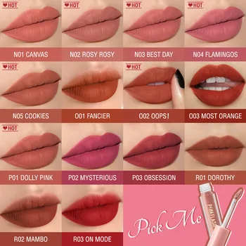 

PINKFLASH Makeup Lipstick Matte Lipsticks Long Lasting Sexy Red Lips Gloss Makeup Matte Lipsticks Beauty Cosmetics TSLM1