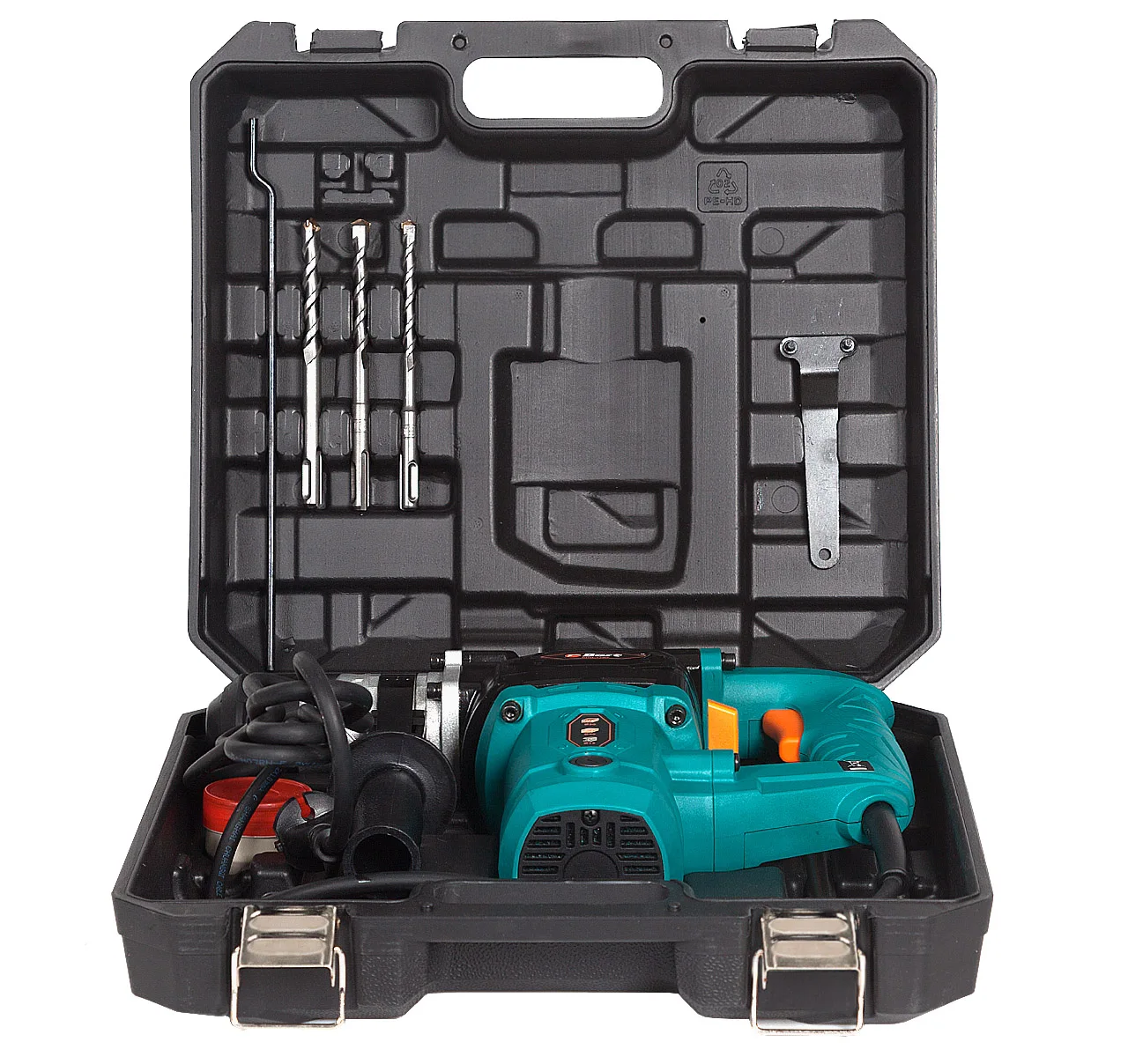 Перфоратор электрический Bort BHD-1200 (Мощность 1100Вт, энергия удара 5 дж, SDS+ патрон, кейс)