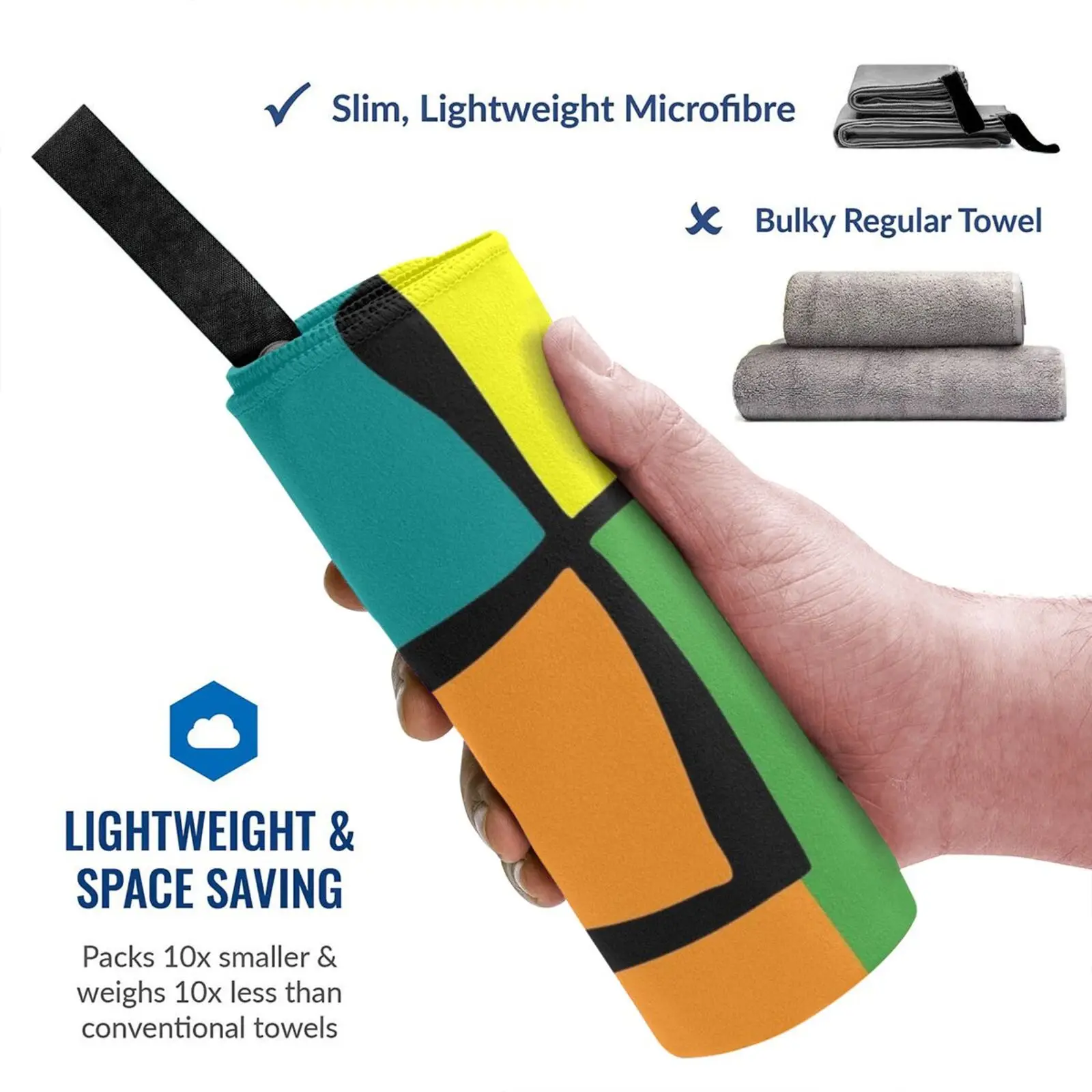 Geocaching-World's Largest Treasure Hunt Quick Dry Towel Gym Sports Bath Portable Geocaching Geocacher Geocahing Geocaher