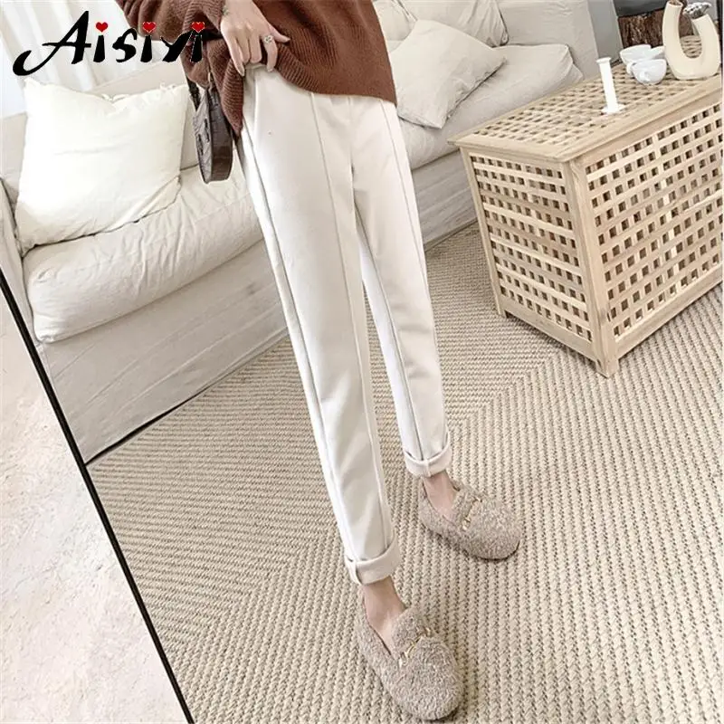 Женские брюки черные брюки-султанки с высокой талией повседневные эластичные