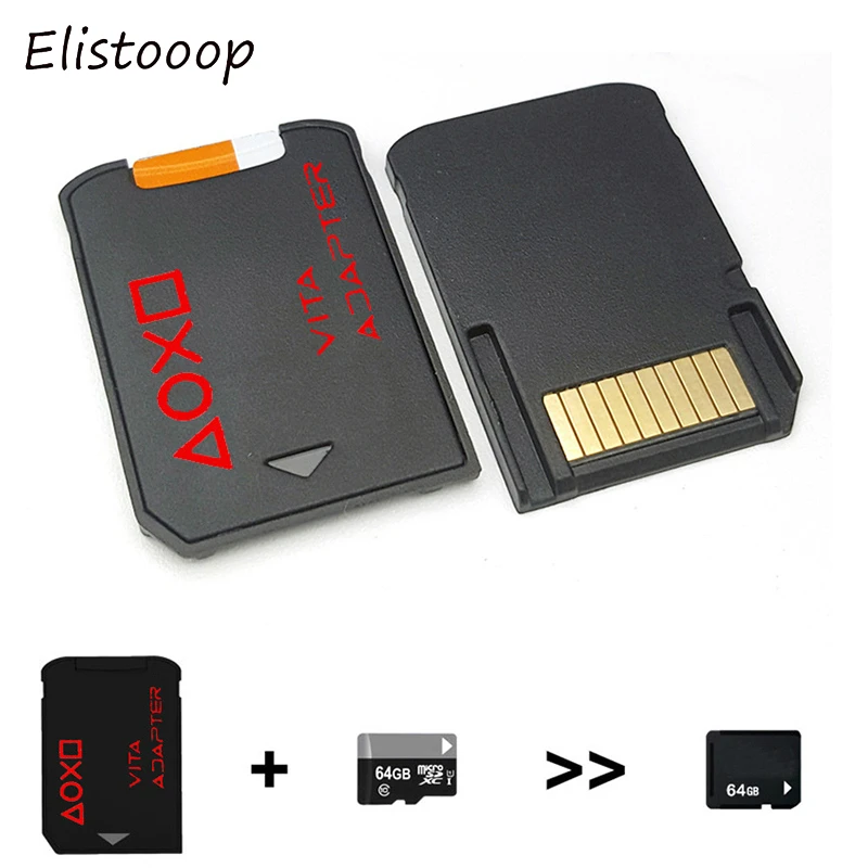 Elistooop Version 3.0 SD2Vita For PS Vita Memory Card for PSVita Game Card  3.60 System 256GB Micro SD card PSV 1000/2000|Memory Cards| - AliExpress