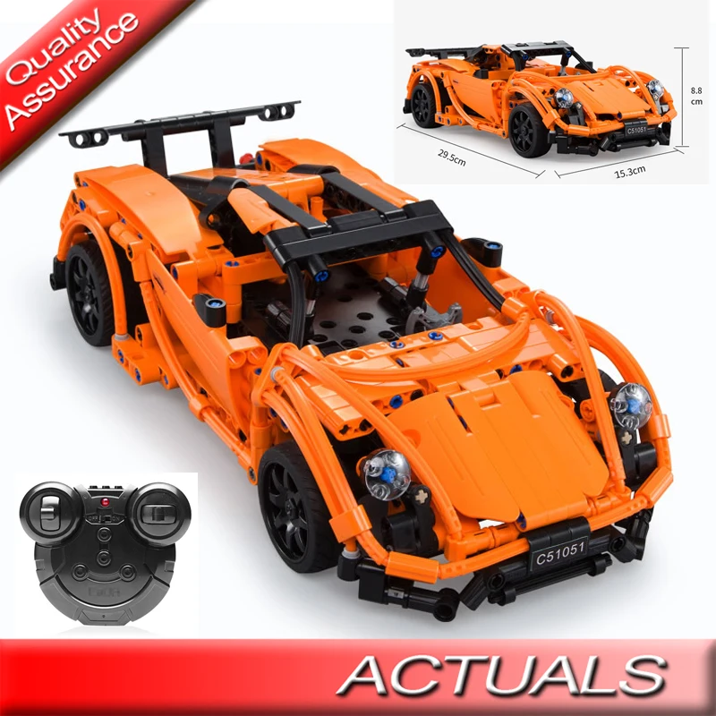 

Control 421pcs Rc Remote Super Sportscar 918 Vehicle 1technic 51051 Building Blocks Bricks Toys 2.4ghz Compatible Diy