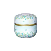 Мини жестяная коробка для хранения чая кофе конфет Круглый Чехол Контейнер для свадебной вечеринки