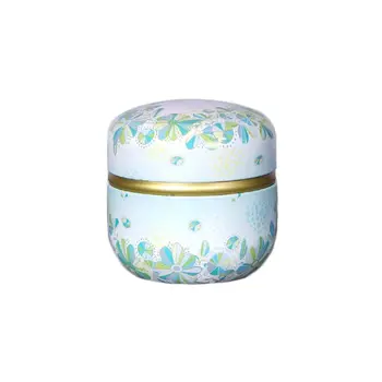 

Mini Tin Tea Coffee Candy Storage Box Round Case Wedding Party Favor Container