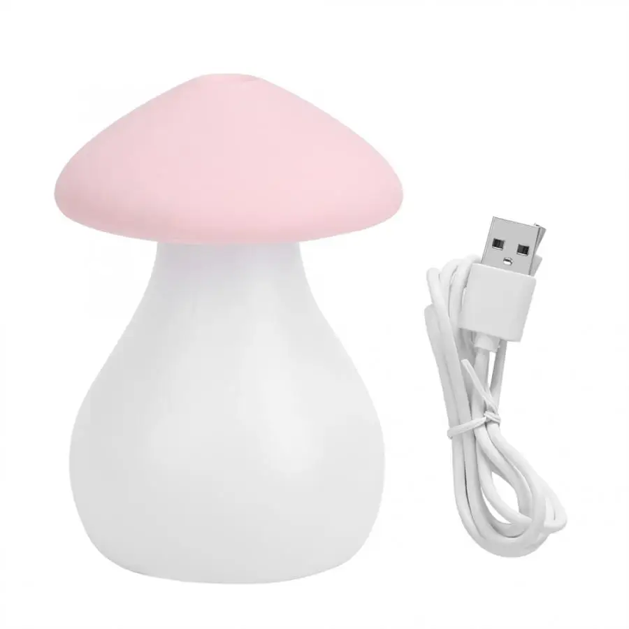Арома-диффузор, USB мини-увлажнитель в форме гриба, Настольный увлажнитель, красочный светильник, очиститель воздуха, диффузор для дома и офиса, диффузор Оли