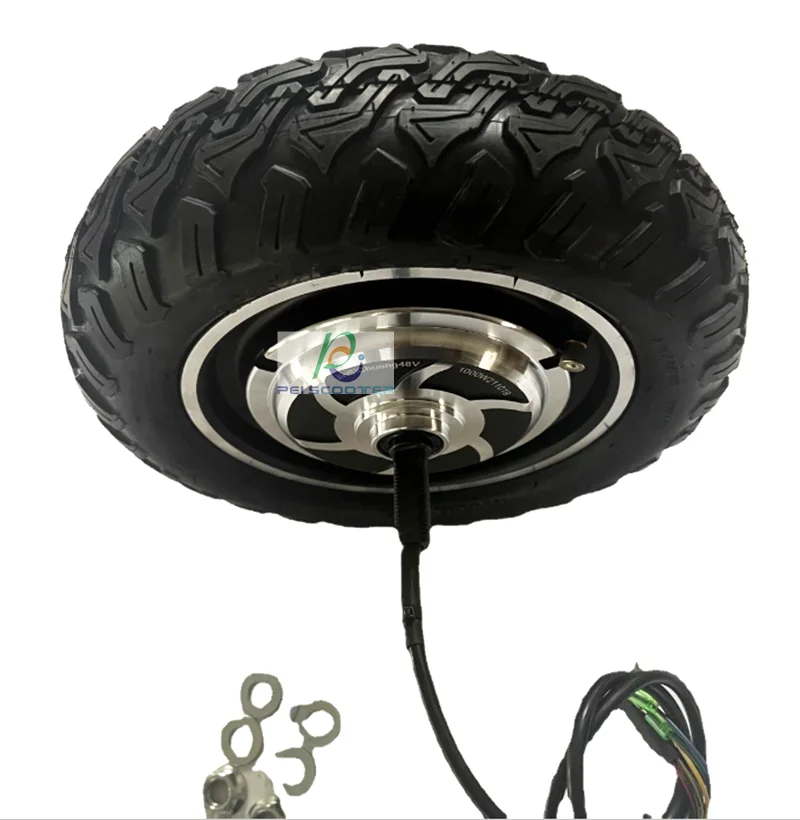 10 inch tyre dual axles brushless scooter hub wheel motor phub10fc