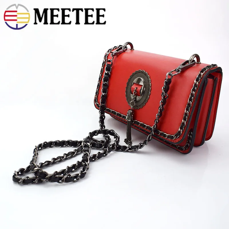 Женская сумка Meetee BD335 1 шт. 120 см из искусственной кожи с металлической