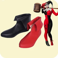 Ботинки для костюмированной вечеринки В рыцарском стиле «Бэтмен Аркхэм»; обувь для плохой девушки; кожаные ботинки для взрослых и женщин; аксессуары для Хэллоуина;