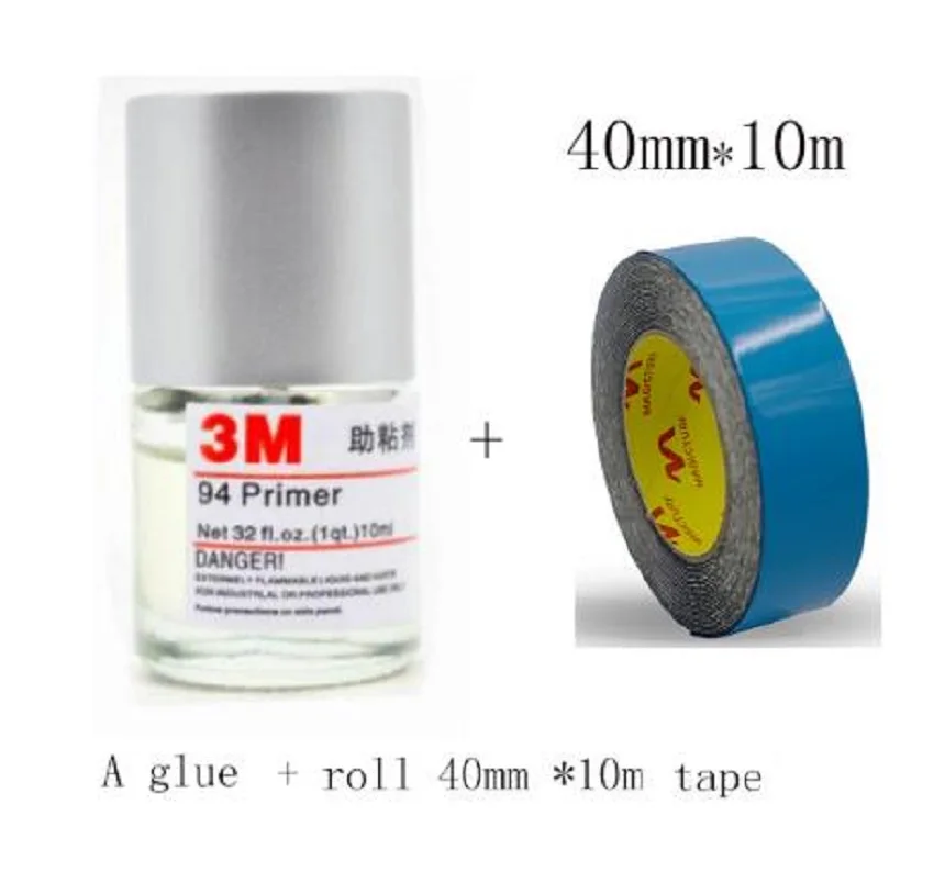 

3M 94 adhesive Primer Adhesion promoter 10ML increase the adhesion Car Wrapping Application Tool car-styling for Tape