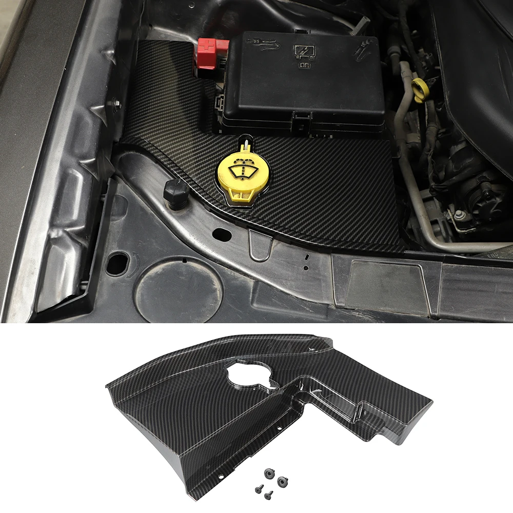 

Подходит для Dodge Challenger/зарядное устройство 2015-2021 углеродное волокно ABS стеклоочиститель бутылка-распылитель панель Крышка отделка автомобильные аксессуары