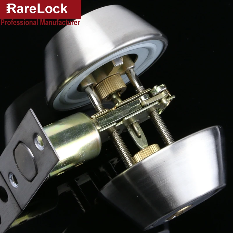 Rarelock рождественские принадлежности дверной замок из нержавеющей стали с 3 латунные ключи для спальни отеля офиса безопасности DIY аппаратные средства MMS407 aa