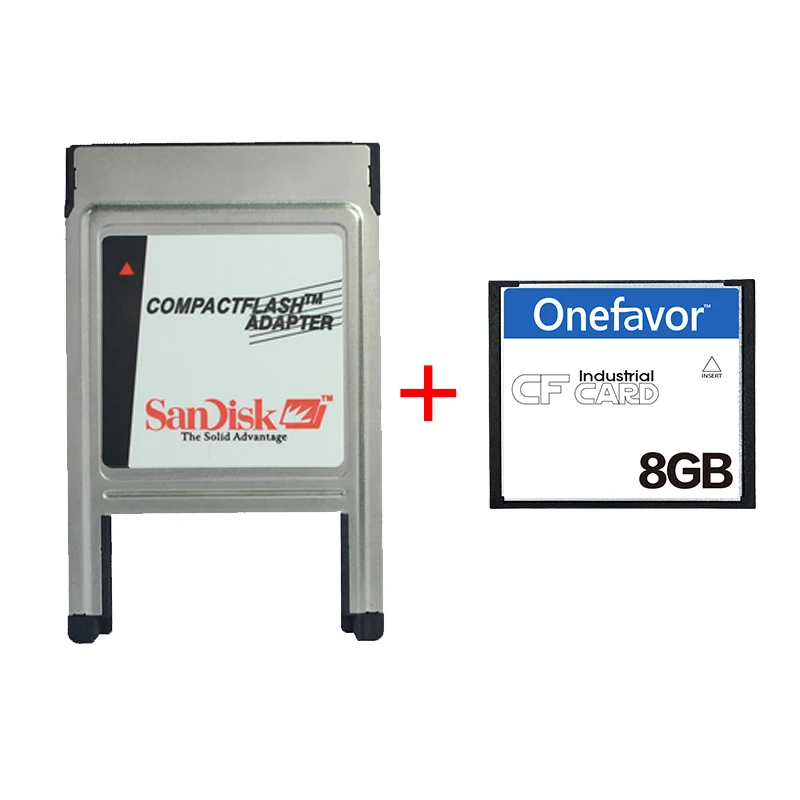 8 Гб Карта CF 32MB 64MB 128MB 256MB 512MB 1GB 2GB 4GB 8GB Compact Flash карта промышленная карта памяти CF с адаптером PCMCIA type I - Емкость: 8 Гб