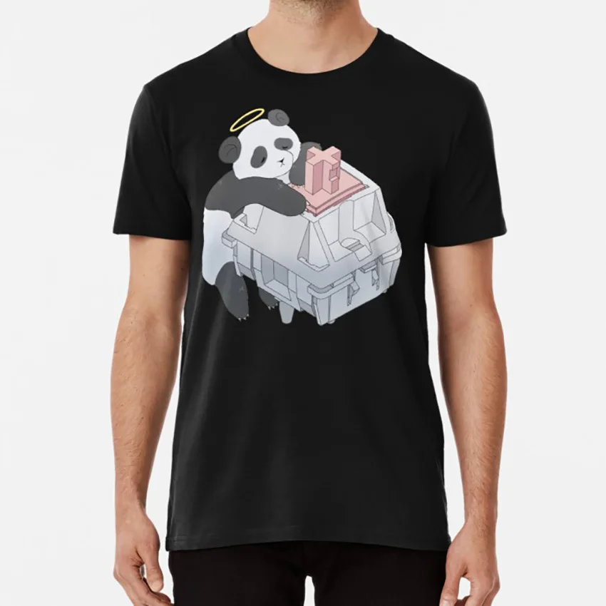 Футболка с надписью Holy Panda | Мужская одежда