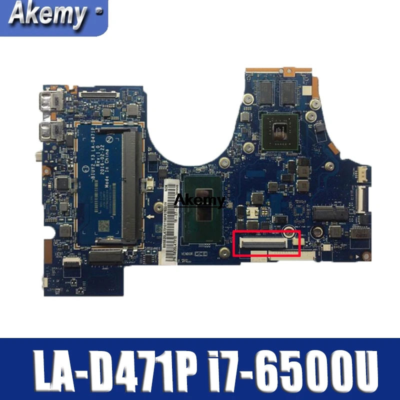 

Mother board For Lenovo Yoga 710-14ISK Laptop Motherboard w/ i7-6500U 2.5Ghz CPU 5B20L47310