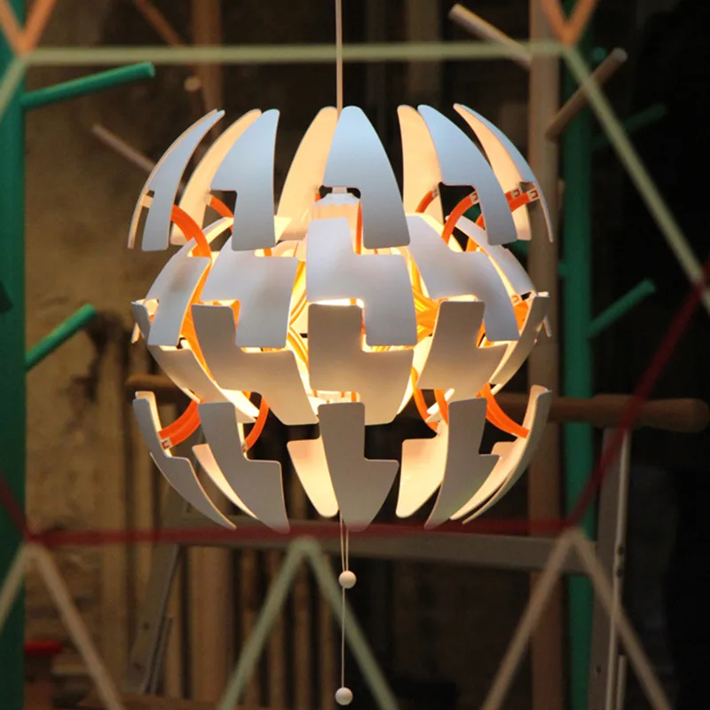 Винтажный подвесной светильник металлическая Светодиодная лампа для помещений