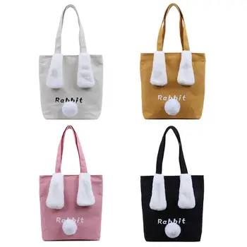 

Simple Handbag Women Fashion Canvas Casual Shoulder Bag Large Capacity Multi-function Convenient zipper Soft Surface Totes