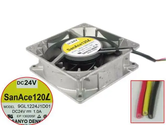 

Вентилятор охлаждения сервера Sanyo Denki 9GL1224J1D01 DC 24 в 120 A 120x38 мм 3-проводной