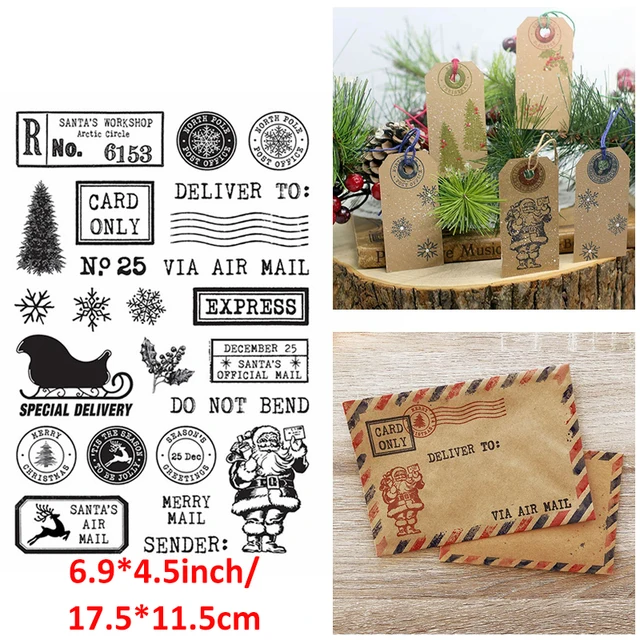 Clear Silicone Stamps Retro Cars Round Label Tag Number Puzzle Football Guitar Wolf Flowers Background DIY Cards 2021 New 7