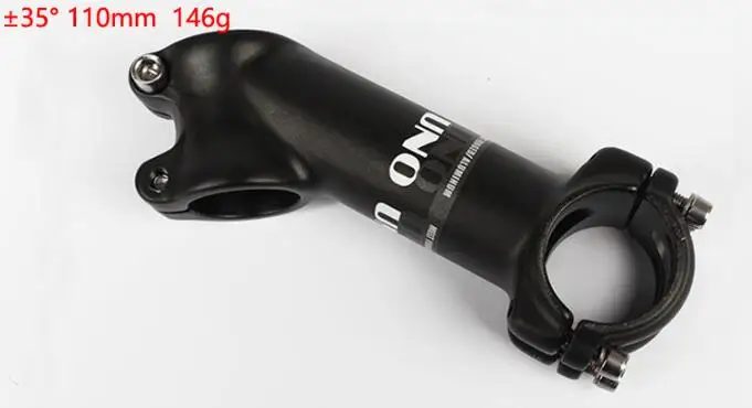 35 degree 110mm UNO mtb горный велосипед стержень для дорожного велосипеда 7/17/35 градусов 31,8 мм x 60/70/80/90100/110 мм/120/130 мм для выноса 28,6 мм вилка - Цвет: 35 degree 110mm